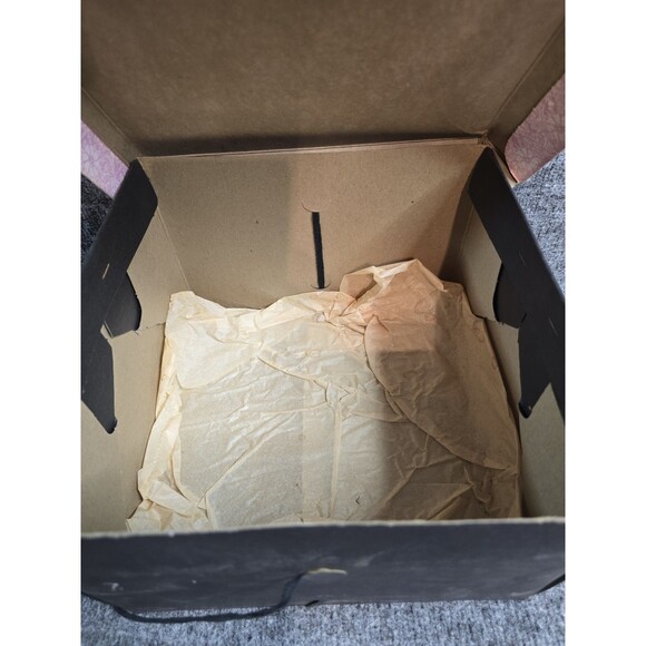 Career Collection Womens Vintage Hat Brimmed Beige Blue Ribbon w Original Box - Picture 5 of 11